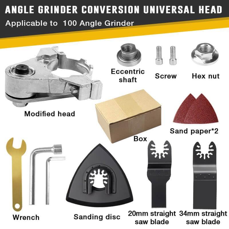 (Free Shipping TODAY Only!)  Angle Grinder Conversion Universal Head Set - KOBETS