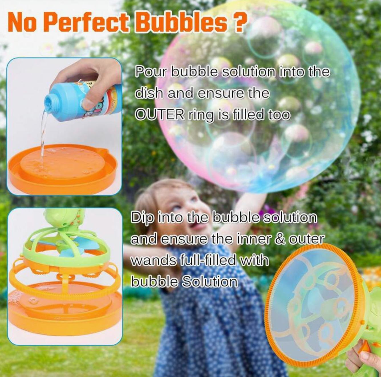 DinoBubbles ™ Bubble Blower Toy for Kids