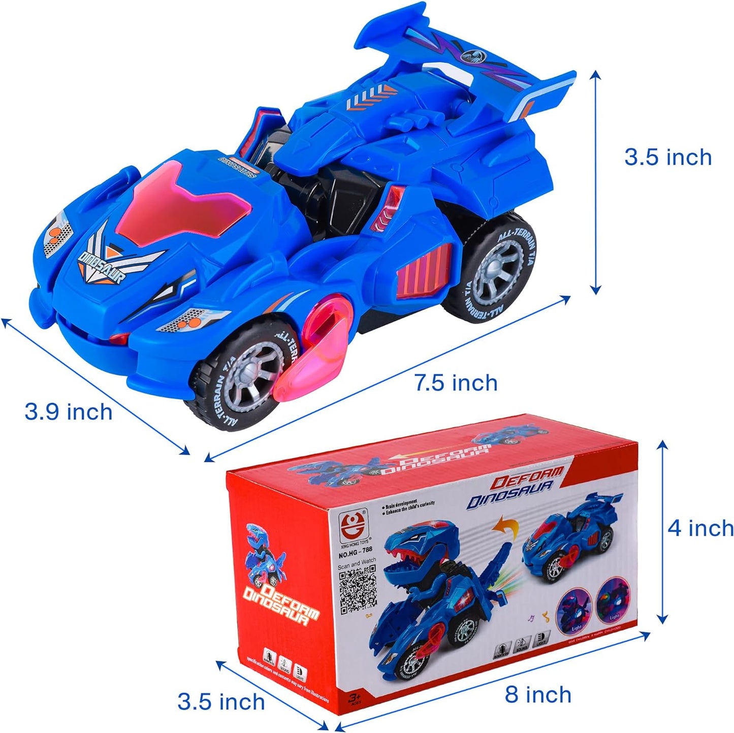 STUNTWIST™ Transforming Dinosaur Car - KOBETS