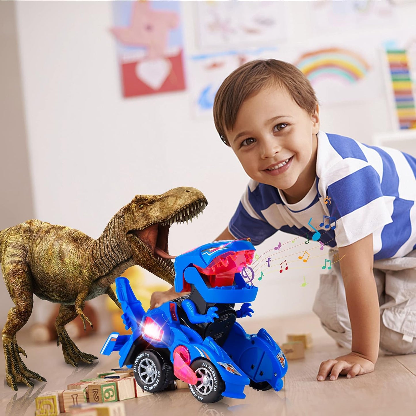 STUNTWIST™ Transforming Dinosaur Car - KOBETS