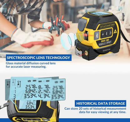 Instascan™ 3 in 1 Infrared Laser Tape Measuring Tool - KOBETS